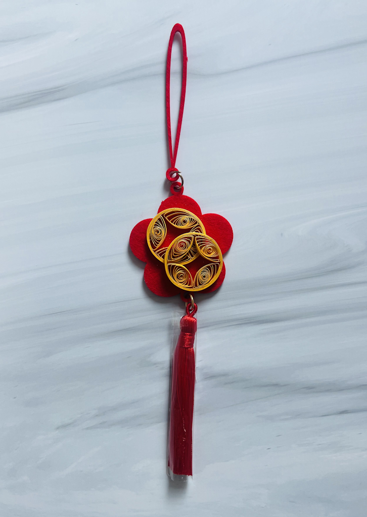 新春捲紙掛飾 - 財源滾滾